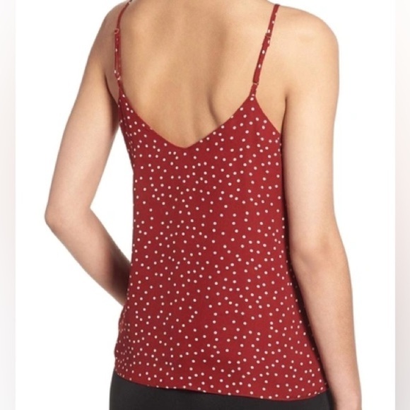 Heartloom Andrea Cami- Polka Dot Lace Satin Cami - Picture 2 of 10